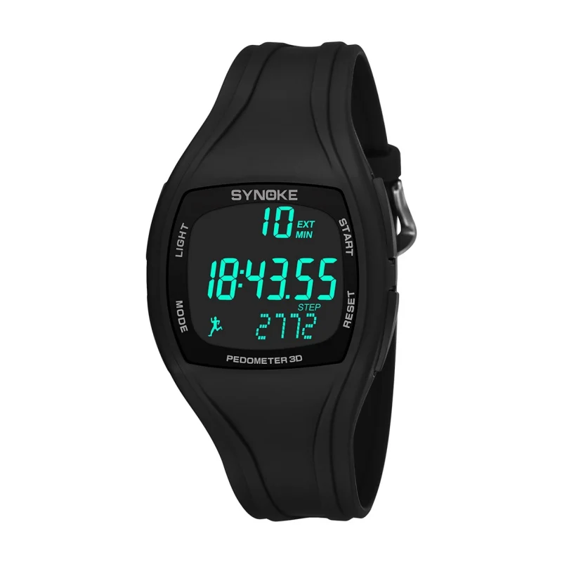 Для мужчин спортивные часы многофункциональные 30 м Водонепроницаемый Световой Цифровой Спортивные Наручные часы будильник