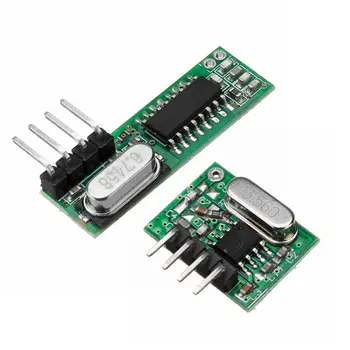 

WL102 433MHz Wireless Remote Control Transmitter Module+RX470 433Mhz RF Wireless Remote Control Receiver Module