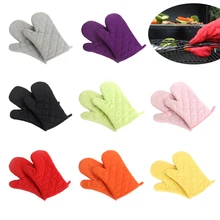 Кухонная плита из термостойкого Перчатки Кухня термостойкий хлопок Перчатки микроволновая печь ужин барбекю термостойкий Перчатки