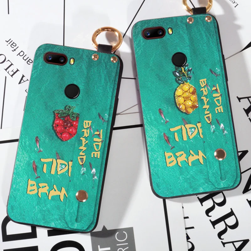 

Fashion fruit wristband phone cases For ZTE Nubia Z18 Emerald Green Soft Silicone Cover For ZTE Nubia Z18 Mini NX611J