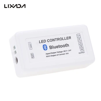 

PWM Bluetooth RGBW LED Controller for LED Strip Light Module Magic LED Light Support for Iphone for Android DC5-24V 16A Max