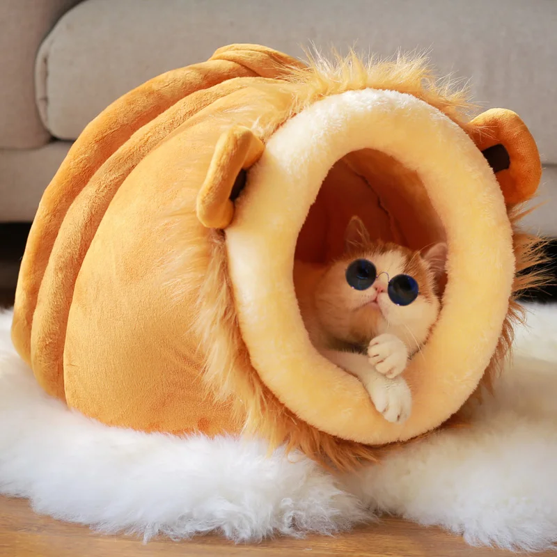 

Dog house pet product supplies luxurious sleeping bag high quality fabric product cats and little dogs bed for winter