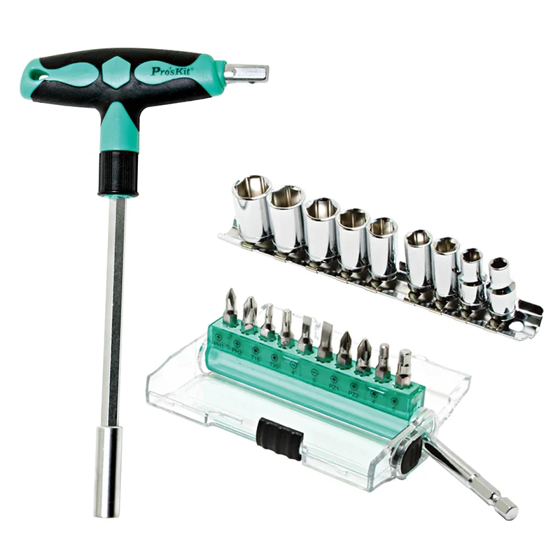 High Quality SD-9701M 20 IN 1 Hand Tool T-handle Driver Sockets &amp Bits Set Wrench Screwdriver | Инструменты
