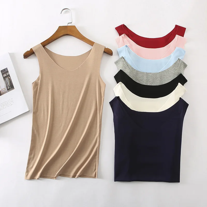 

Top Women Summer T Shirt Cotton Loose Women Clothes Sleeveless Tank Tops Tee Shirt Femme 2019