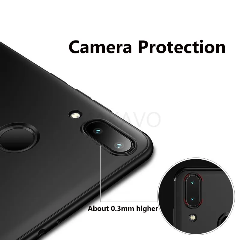 Чехол MAKAVO для Xiaomi Redmi Note 6 Pro тонкий матовый мягкий чехол 7 Pocophone F1 Mi A2 Lite