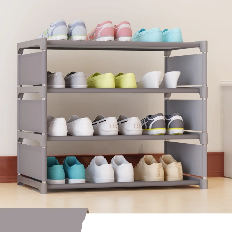 3 Tier Non-Woven Shoe Cabinets Shelves Simple Living Room Home Decorations Debris Storage