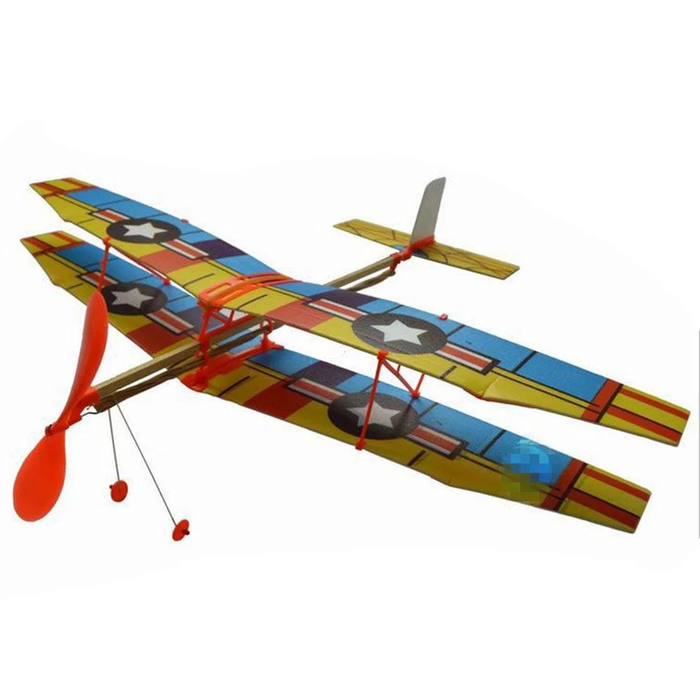 

2018 Hot Sale Elastic Rubber Band Powered Flying Glider DIY Foam Aircraft Model Kit Aircraft Educational Toy Boys Gifts