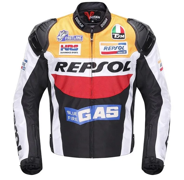 Новинка DUHAN moto Racing куртки moto rbike REPSOL moto rcycle куртка для верховой езды наивысшего качества - Цвет: Оранжевый