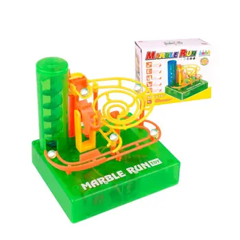 

New Electric Maze Ball Track Marble Race Run Blocks DIY Inserted Building Blocks for Kids Children Early Education Toys