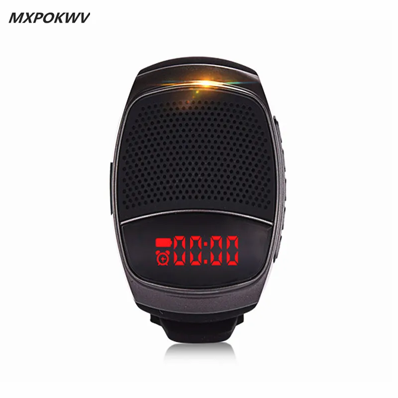 MXPOKWV Bluetooth Wearable Sport Watch font b Speaker b font B90 Portable Bicycle font b Speaker