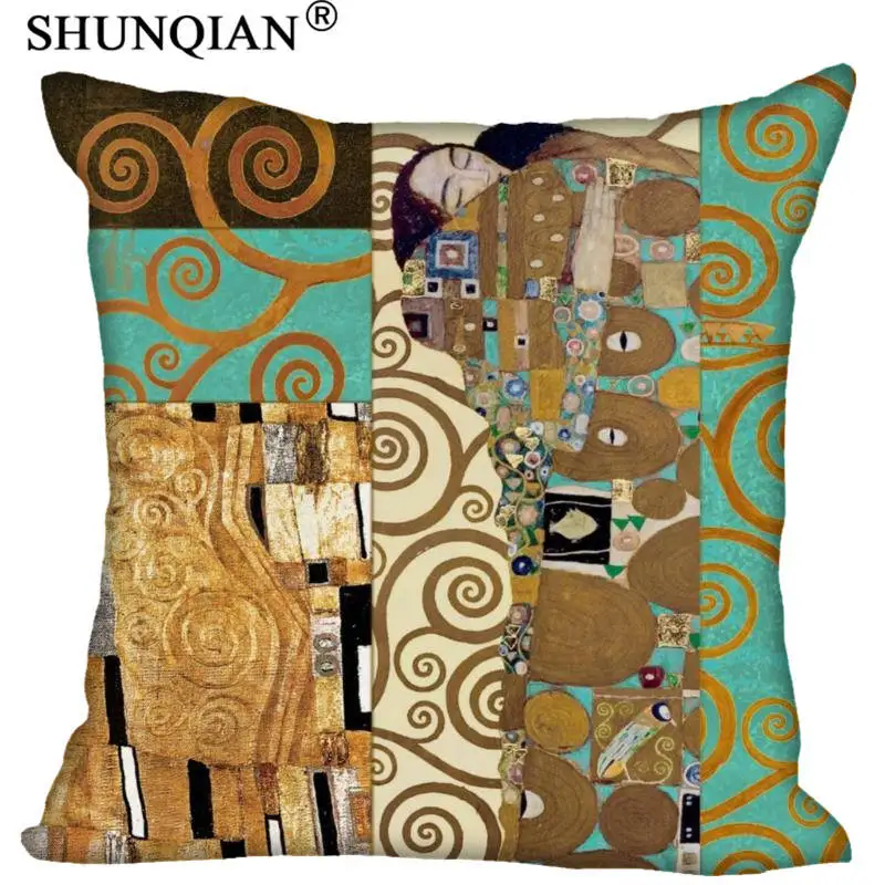 

DIY Pillowcases Gustav Klimt Personalized Pillowcase Custom Throw Pillow Case Customized Pillow Covers (Two Sides)