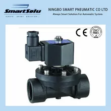 1-1/" 2 Вт-32 P din нормально замкнутый пластиковые электромагнитный клапан dc12v dc24v AC110V AC220V