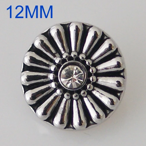 12mm Single molding metal buckle snaps 12MM small size snaps style