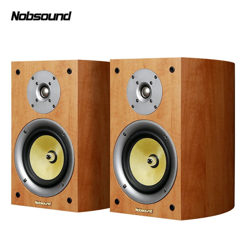 wood bookshelf speakers