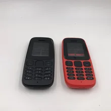 RTBESTOYZ 10 шт./лот хорошее качество полный корпус чехол для Nokia 105 облицовка рамки+ задняя крышка английская клавиатура логотип