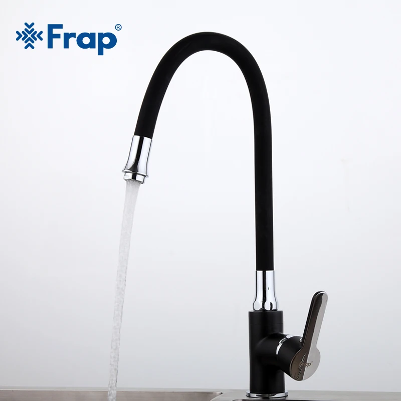  FRAP Kitchen Faucet modern style flexible kitchen sink mixer faucet taps single handle red white bl - 32833913932
