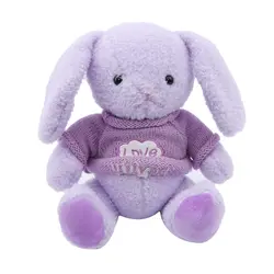 Новый модный свитер, можно снять игрушку для детей, милая Забавная детская плюшевая игрушка с длинными ушами кролика