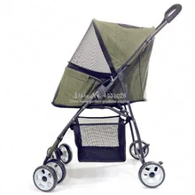 Уличная тележка для животных Собака Кошка Перевозчик коляска для животных Ультралегкая коляска для собак кошка щенок Путешествия Перевозчик корзину