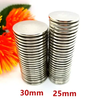 

10P 25/30mm Hidden Metal Large Magnetic Buttons Snap Magnet Fastener Handbag Clasp For DIY Overcoat Bag Garment Scrapbook