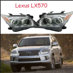 Используйте свой автомобиль ксенон! 2010~, автомобильный Стайлинг для Lexuz LX570 фары, LX570 фара, LX 570 - Цвет: one pairs 2pcs