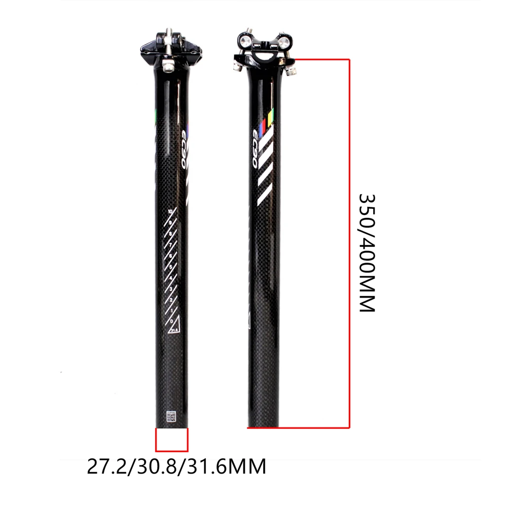 EC90 3K Carbon Bike Seatpost Road Bicycle Seatpost Carbon Fibre MTB Seat Post 27.230.831.6 Cycling Seat Tube (4)