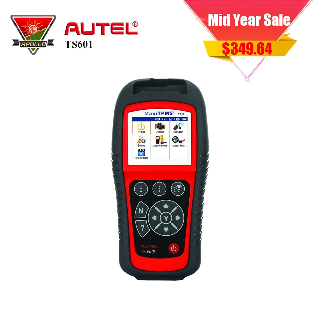 

Original AUTEL MaxiTPMS TS601 With OBD2 Adapters TPMS Diagnostic & Service Tool Better than TS401 TS608