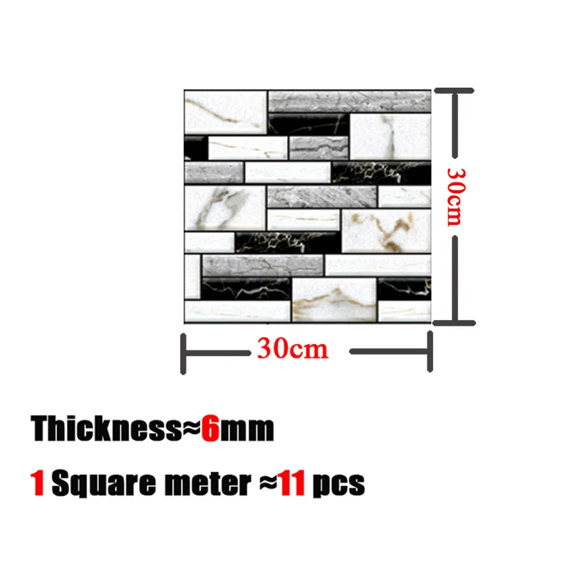 home decor stickers wall stickers for kids rooms adhesive 3d wall stickers for toilet kitchen wall decor tile stickers brick