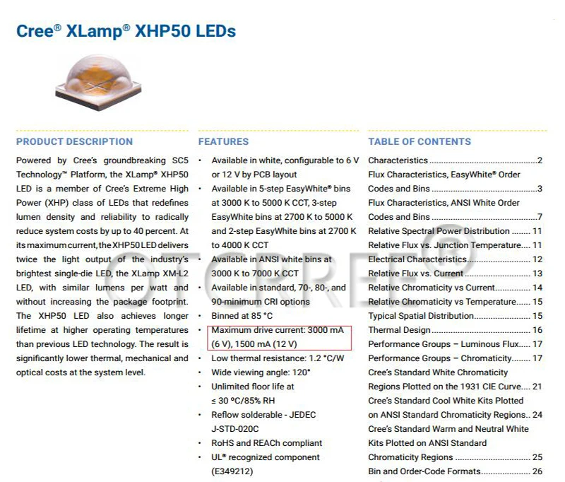 1 шт. CREE XHP50 XHP70 XHP50.2 XHP70.2 2-го поколения холодный Нейтральный Теплый белый 18 Вт 32 Вт светодиодный излучатель бисера diy фонарик лампа