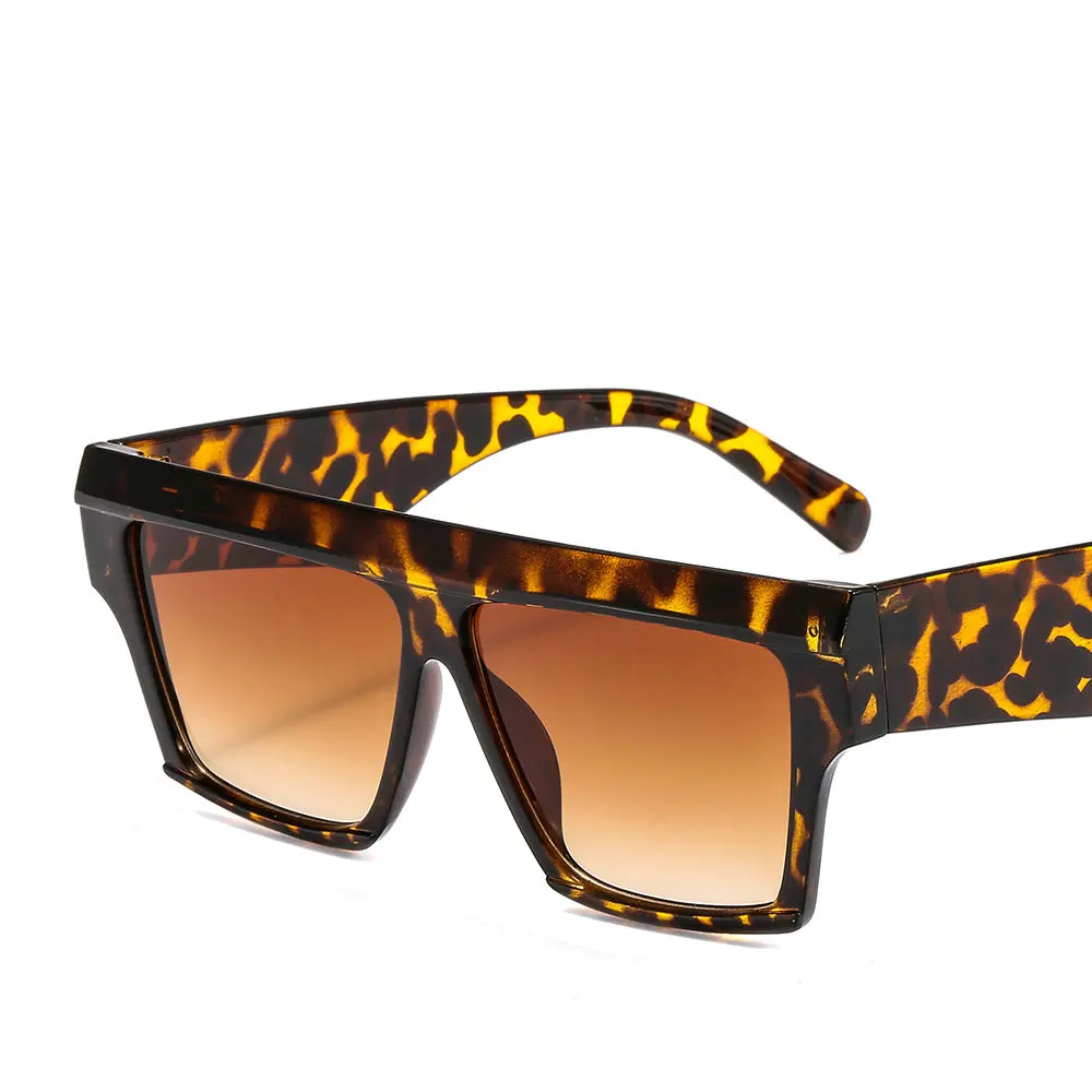 2018 Vintage Retro Small Square Sunglasses Brand Designer Fashion Leopard Frame Rectangular Sun Glasses Women UV400 Shades FML | Аксессуары
