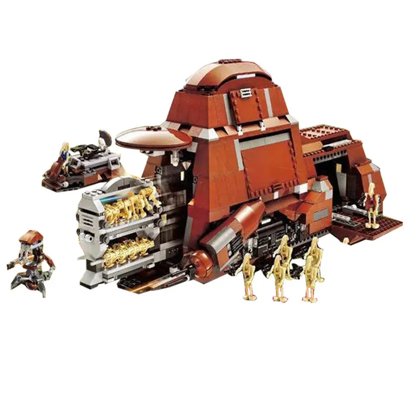 

In Stock 05069 Star Series War 1338Pcs The Federation Transportation Tank MTT Building Blocks Compatible With Legoings 7662