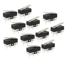 11 Pcs 1NO 1NC SPDT Momentary Long Hinge Lever Micro Switches AC 125V 1A