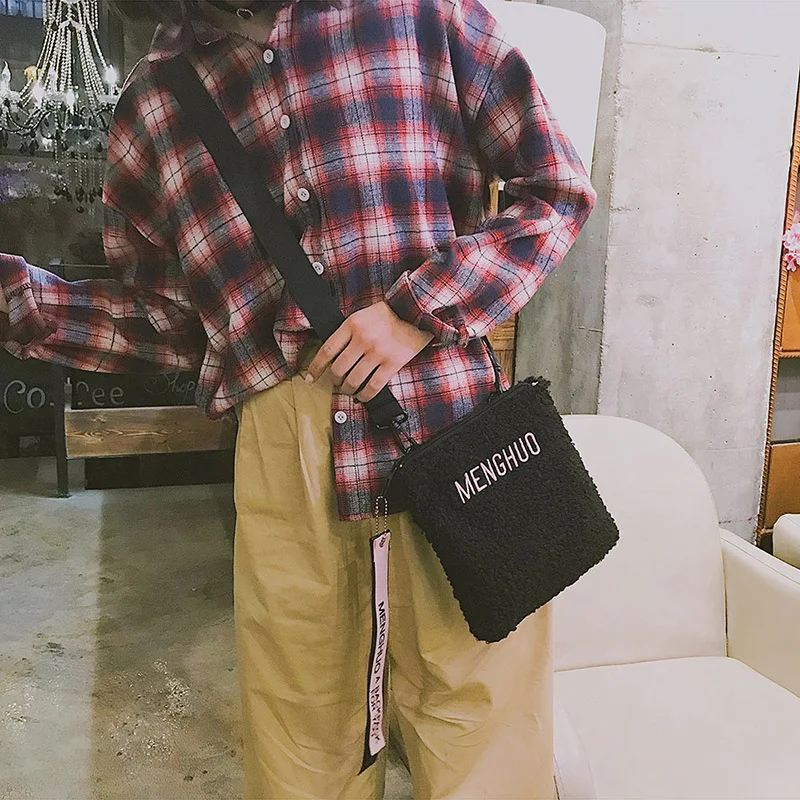 Menghuo Felt Women Bag HOT SALE 2017 Wool Women Messenger Bags Fashion Lady Crossbody Ribbon Women Shoulder Bags Drop Shipping (38)