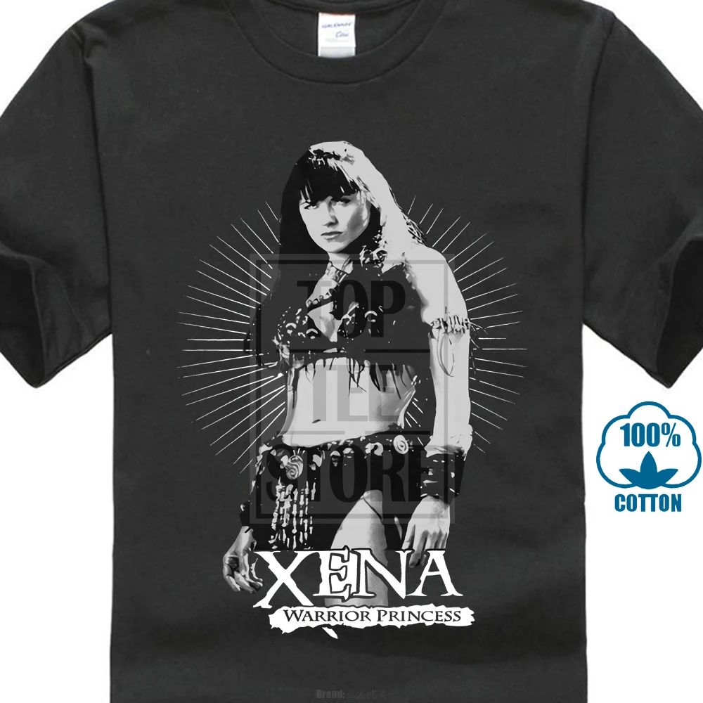 

Xena Warrior Princess Lucy Lawless Dont Mess With Me Licensed Adult T Shirt