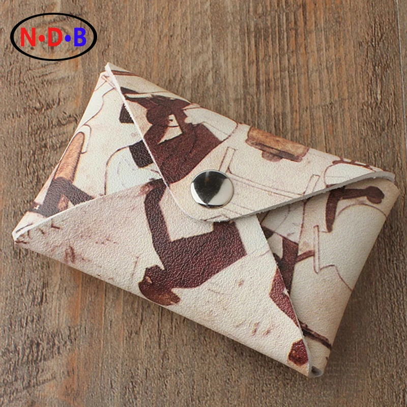 

(Coin Purses)New ancient Egyptian human design zero wallet Mini coin bag small fresh male female students creative zero wallet
