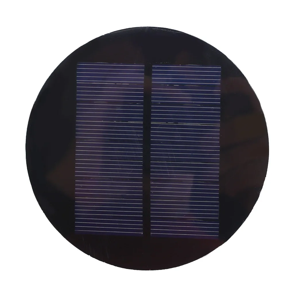 BCMaster 1 шт/3 шт/5 шт Круглые солнечные панели 4,5 в 100мА ПЭТ Солнечные батареи 88,5 мм Высокое качество открытый