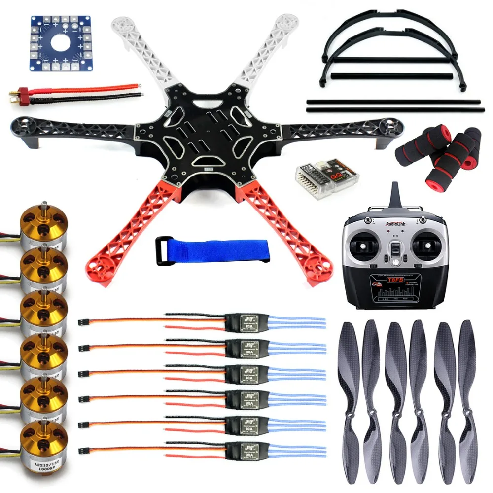 F05114-O F550 беспилотный комплект FlameWheel с QQ ESC двигателем пропеллеры из углеродного