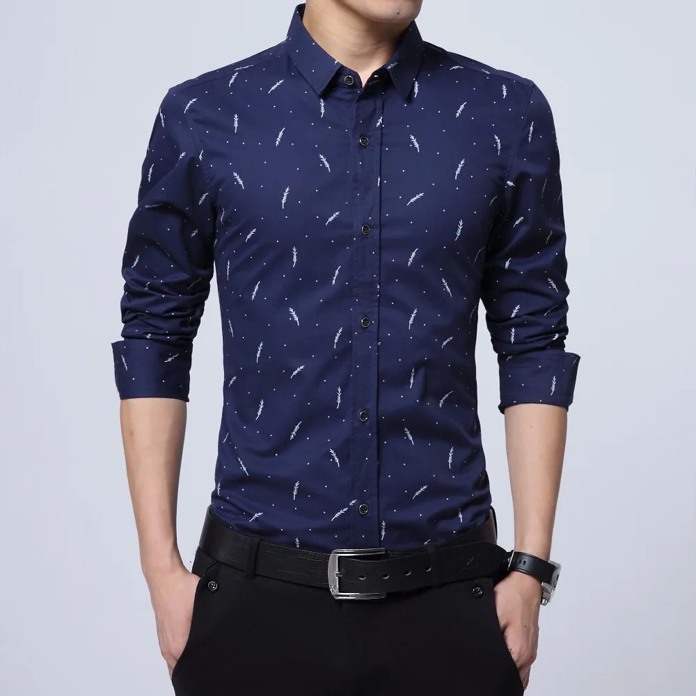2016 Fall fashion brand men's clothing Slim men's ...