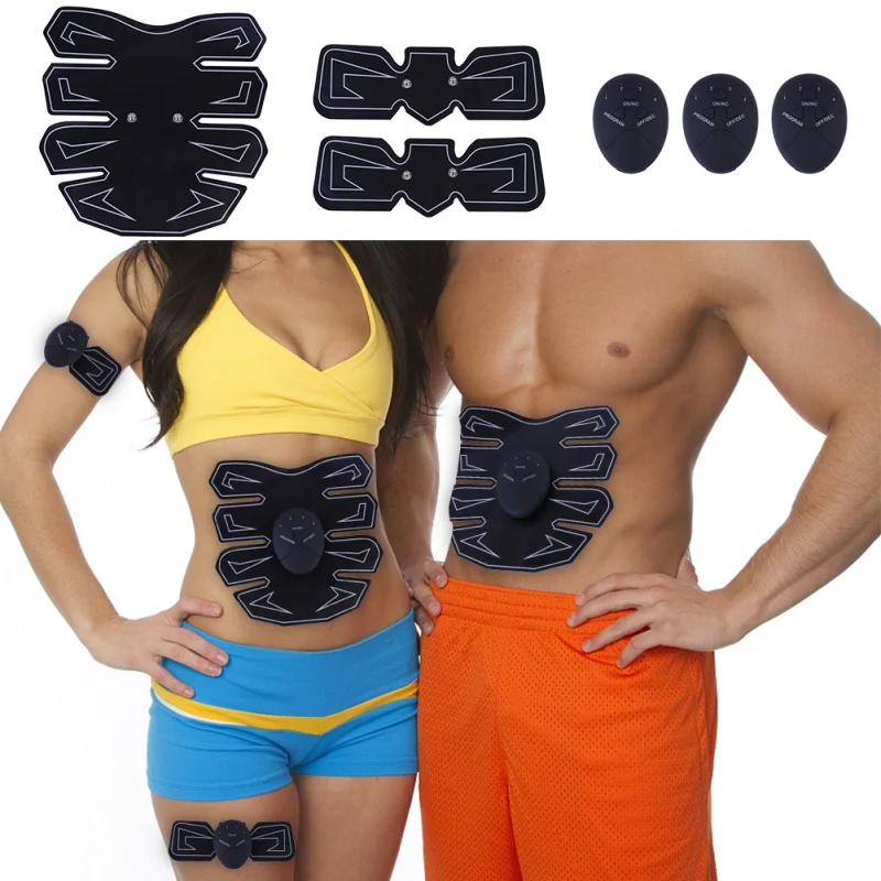 Electric Muscle EMS Trainer Gear Equipment Abdominal Training Slimming Patch Body Exercise GYM Fitness Massager