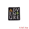 Prajna Adventure Embroidered Patches For Clothing Iron On Patches On Clothes Stripes Outdoor Hiking Patch Ironing Badges Jacket ► Photo 2/6