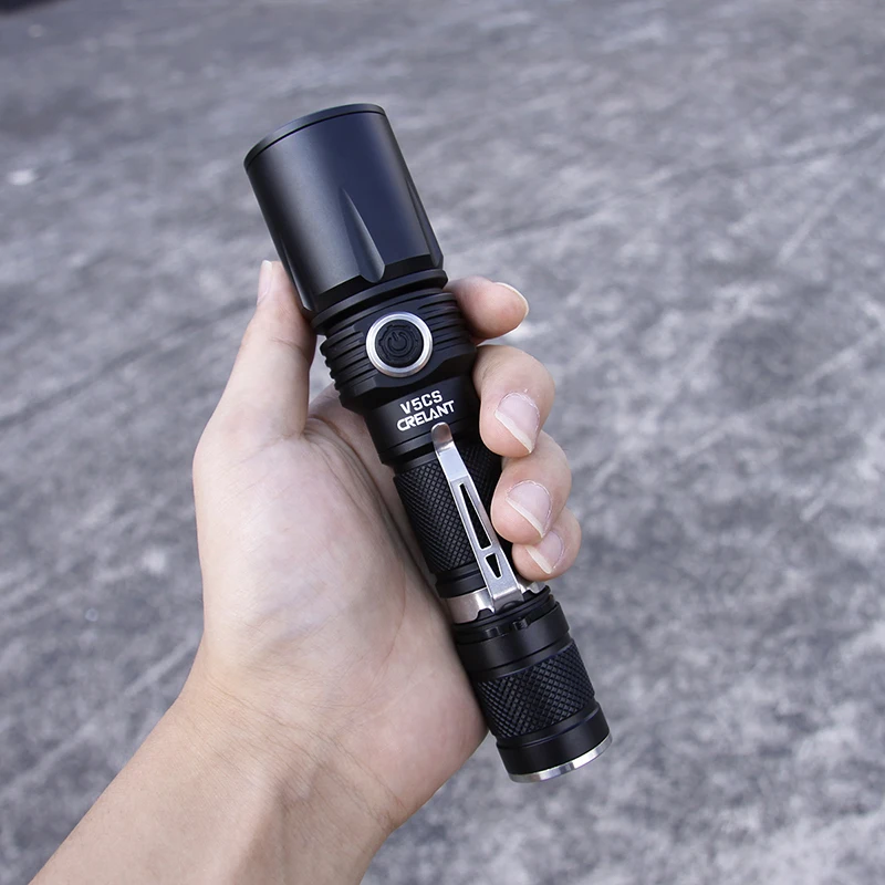 Тактический фонарик CRELANT V5CS 10 Вт CREE светодиодный гальванический с затемнением