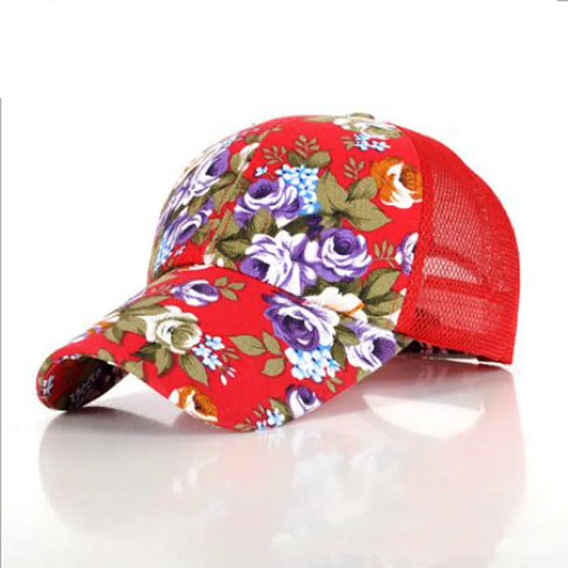 Новая мода кости яркие розы летние бейсболки женский рюкзак шапки для женщин gorras 5 цветов 8493