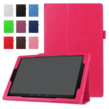 

Business Folding Folio Stand Smart Cover PU Leather Case for All New Amazon Kindle Fire HD 10 2017 10.1 inch Tablet Fundas