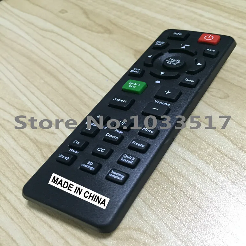 

Projector Remote Control for Benq W1070 W1080ST MS517 MX720 MW519 MS517F