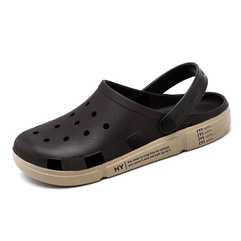 

Hole Shoes Male Mens Shoes Crocse Sandals Sandalias Summer Shoes Sandalen Slippers Sandalet hombre Sandali Croc Clogs New 2019