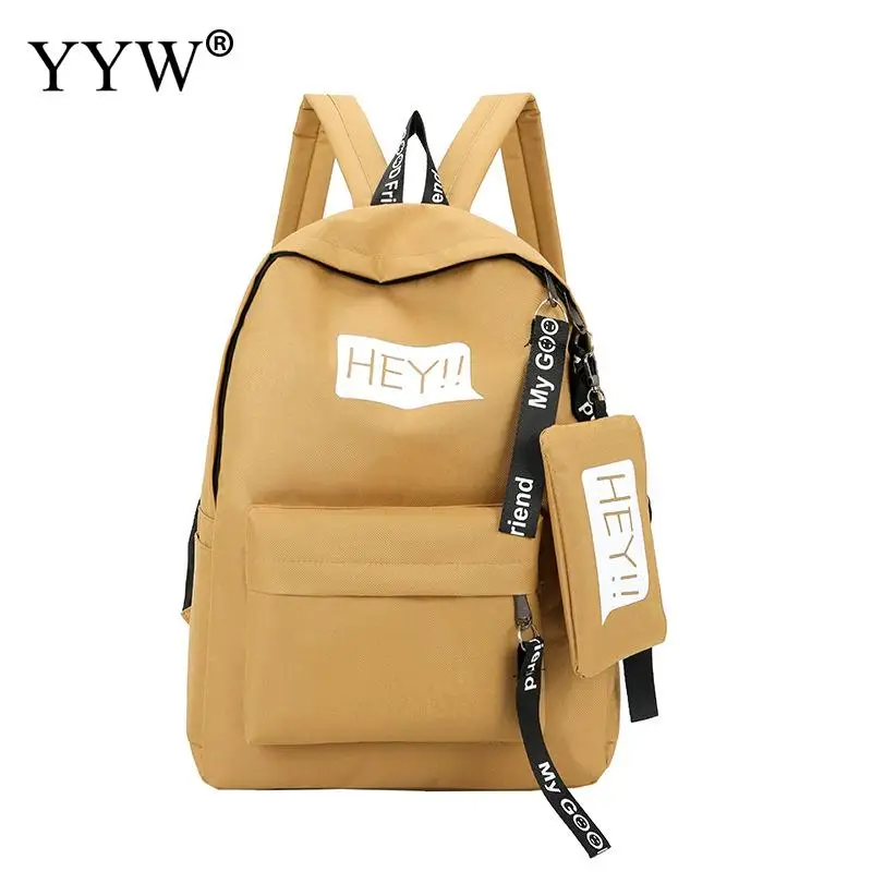 

Casual Backpack Women Yellow Purse Shoulder Bag For Women 2018 Schoolbag Female Large Travel Backpack Ladies Back Bag