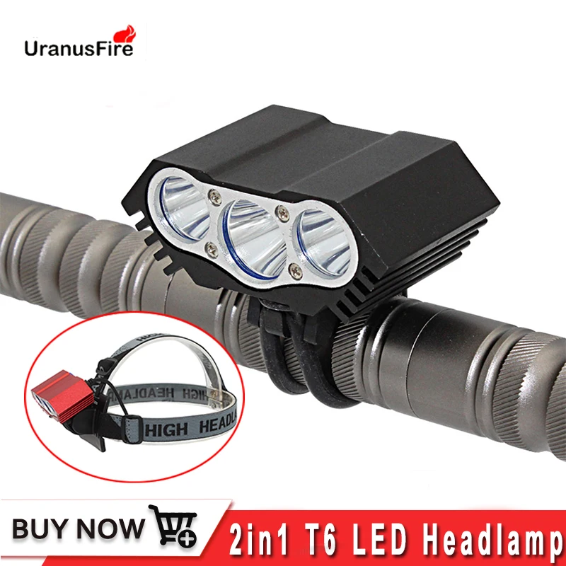 

Waterproof Bicycle Light Heamdlamp 1000Lm 4 modes Bike T6 LED cycling back Front Light Bike lights Lamp Torch flashlight