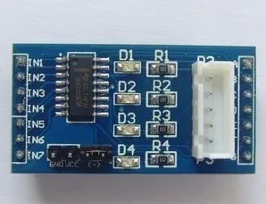 [LAN] синяя плата PCB ULN2003 пятилинейная четырехфазная привода шагового двигателя (D2A1)