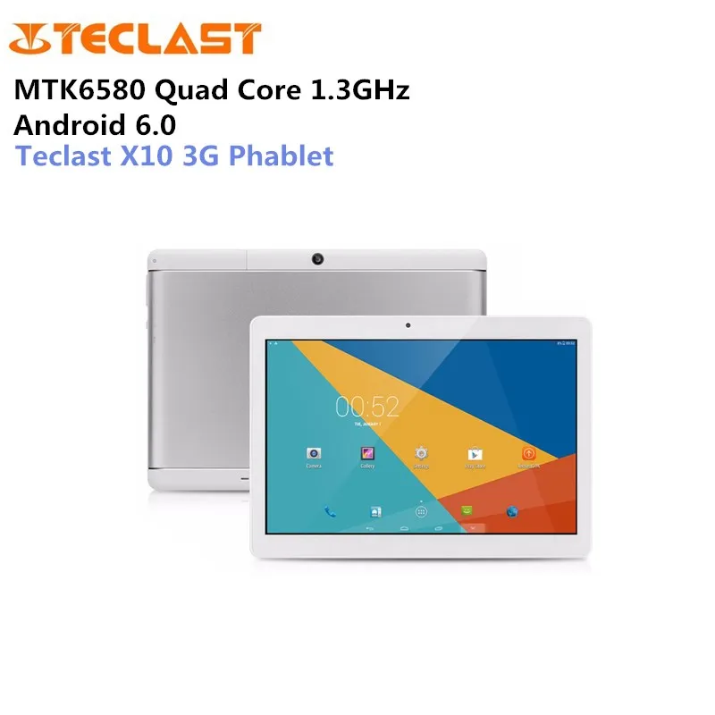

Teclast X10 Android 6.0 10.1 inch Tablet PC Quad Core 1GB +16GB 4 Cores 1280*800 IPS Kids Gift MID Tablets 10.1 3G Phablet