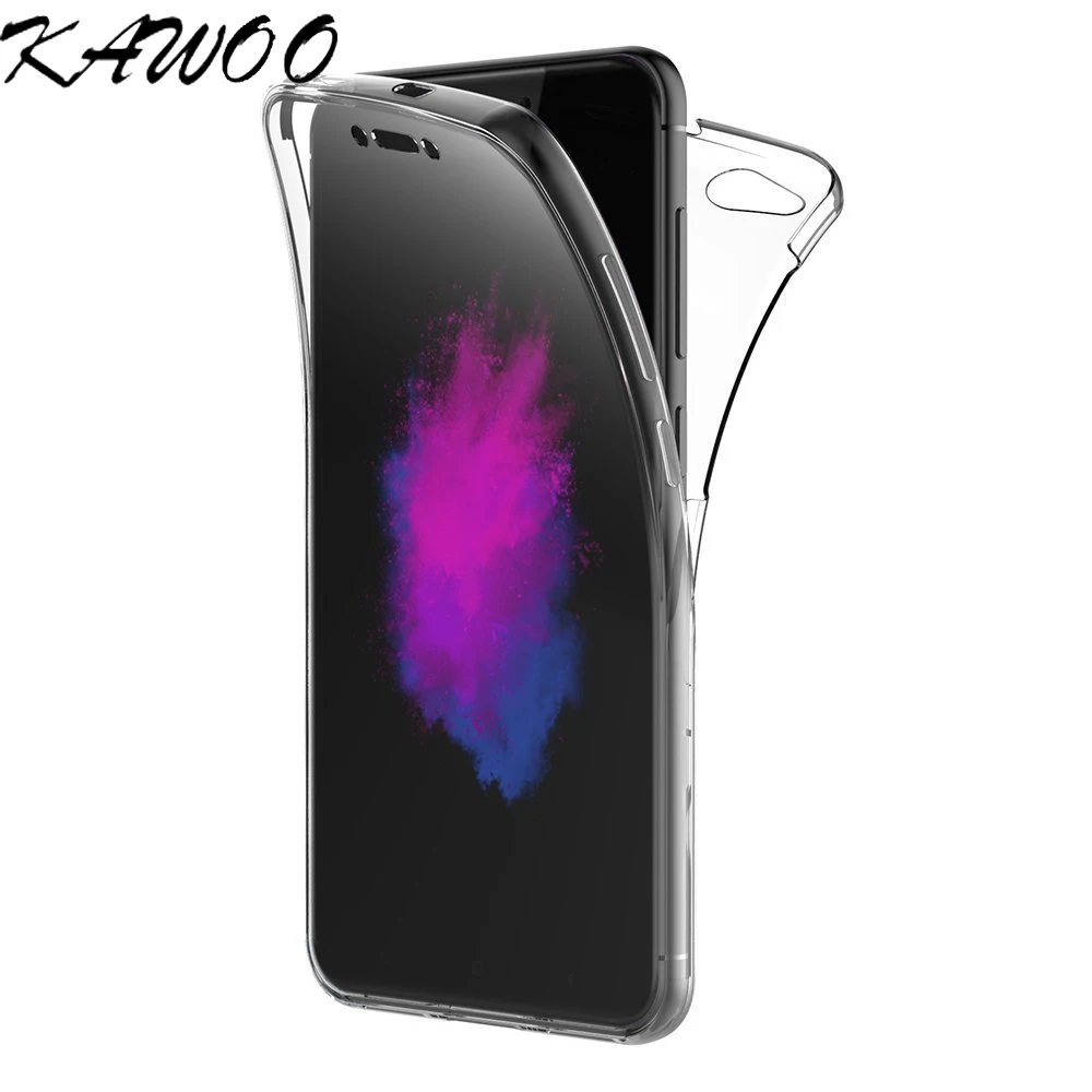 

360 Degree Transparent Silicone Case For Xiaomi Mi A1 Redmi 5 Plus 4X 5A Capa Full body Front And Back Coque For Redmi Note 5A