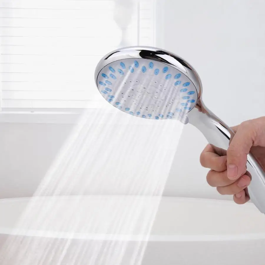 

2Pcs/set Handheld Shower Head Adjustable high pressure shower head Bathroom Water-Saving Sprayer hand shower pommeau de douche